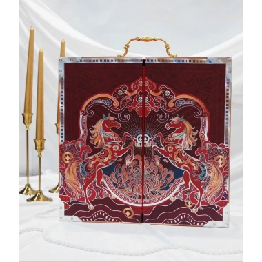 Hộp Happy New Year Song Mã Thịnh Vượng Luxury Vip Sang Trọng Cao Cấp Xuân Bính Ngọ 2.026 Giá Ưu Đãi 1.450.000 8