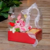 Hộp Hoa Gấu HH02 - Kèm Thiệp và Đèn, Quà Tặng Ý Nghĩa Cho 8/3, Sinh Nhật, Valentine - Decor Kim Vinh 5