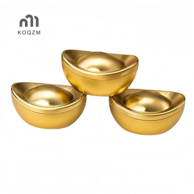 Hộp kẹo hình thỏi 1/3 bộ 3 chiếc - Đựng bánh quy, bình trà, quà tặng tiệc cưới, có nắp, mới 44.660 VND