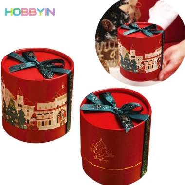 Hộp Kẹo HOBBYIN Giáng Sinh - Bánh Mousse, Trang Trí Tiệc Đám Cưới Sinh Nhật, Giá ưu đãi 61.050₫