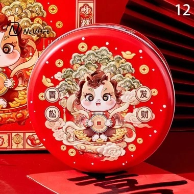 Hộp kẹo Tết Nguyên Đán Năm Ngựa - Gấu Trúc in kẹo bánh quy trà - 80.300 VND 10 Hộp kẹo Tết Nguyên Đán Năm Ngựa - Gấu Trúc in kẹo bánh quy trà - 80.300 VND 10