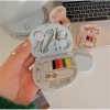 Hộp kim chỉ đa năng mini phong cách Hàn Quốc - Bộ dụng cụ may vá hình thú, tiện mang đi học, du lịch, chỉ 21.780₫ 7
