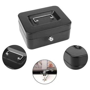 Hộp kim loại tiết kiệm – Khóa an toàn, đựng tiền tiện lợi, giảm giá 22% chỉ 73.868₫ 8