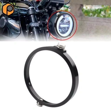 Hợp Kim Nhôm LED Đèn Pha Xe Máy - Adapter Giá Đỡ Viền Vòng Phụ Kiện Cafe Racer 6 Hợp Kim Nhôm LED Đèn Pha Xe Máy - Adapter Giá Đỡ Viền Vòng Phụ Kiện Cafe Racer 6