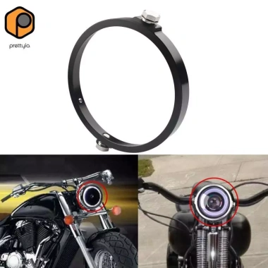 Hợp Kim Nhôm LED Đèn Pha Xe Máy - Adapter Giá Đỡ Viền Vòng Phụ Kiện Cafe Racer