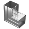 Hợp kim nhôm phòng nắng lắp nhanh, góc mã, cột đế vuông, ống cố định phụ kiện DRWK 5