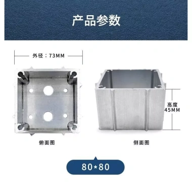 Hợp kim nhôm phòng nắng lắp nhanh, góc mã, cột đế vuông, ống cố định phụ kiện DRWK 7