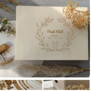 Hộp ký ức lưu giữ kỷ niệm, in tên riêng trên hộp – Quà tặng độc đáo cho người thân, chỉ 225.000 VND 2