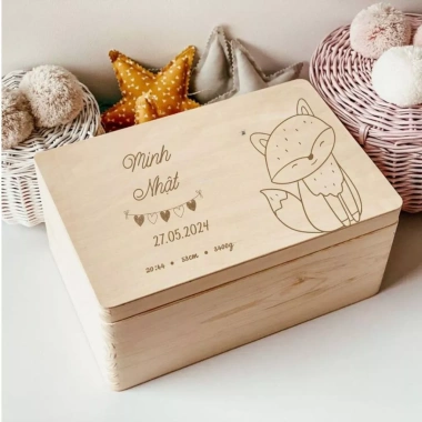 Hộp ký ức lưu giữ kỷ niệm, in tên riêng trên hộp – Quà tặng độc đáo cho người thân, chỉ 225.000 VND 6