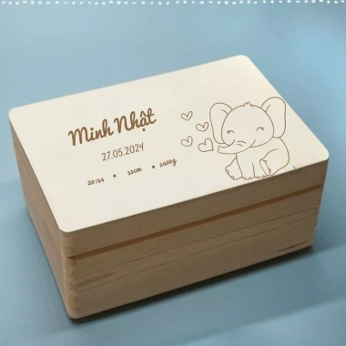 Hộp ký ức lưu giữ kỷ niệm, in tên riêng trên hộp – Quà tặng độc đáo cho người thân, chỉ 225.000 VND 9