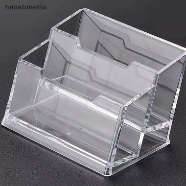 Hộp lưu trữ danh thiếp NS trong suốt dung lượng cao, mạnh mẽ, chắc chắn cho bàn
