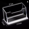 Hộp lưu trữ danh thiếp NS trong suốt dung lượng cao, mạnh mẽ, chắc chắn cho bàn 5