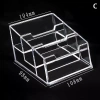 Hộp lưu trữ danh thiếp NS trong suốt dung lượng cao, mạnh mẽ, chắc chắn cho bàn 7