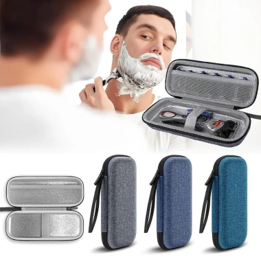 Hộp lưu trữ máy cạo râu UNMEGONI – Dây kéo lưới, túi dao cạo du lịch, EVA chống nước, thiết kế nhỏ gọn, giá 92.290₫ 5