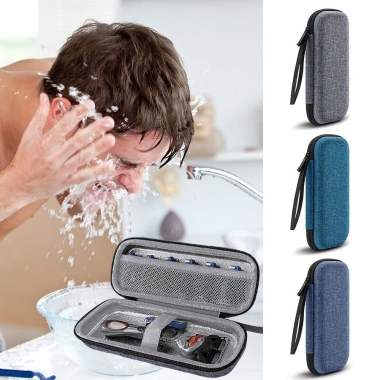 Hộp lưu trữ máy cạo râu UNMEGONI – Dây kéo lưới, túi dao cạo du lịch, EVA chống nước, thiết kế nhỏ gọn, giá 92.290₫ 7
