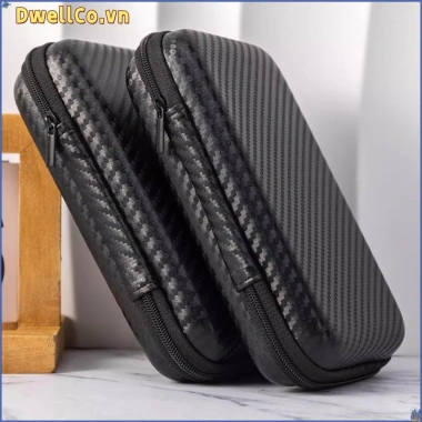 Hộp lưu trữ phụ kiện kỹ thuật số DWELLCO - Túi đựng tai nghe chống mài mòn, bền bỉ, bộ sạc EVA đa năng, chống sốc - Giá chỉ 27.300 VND