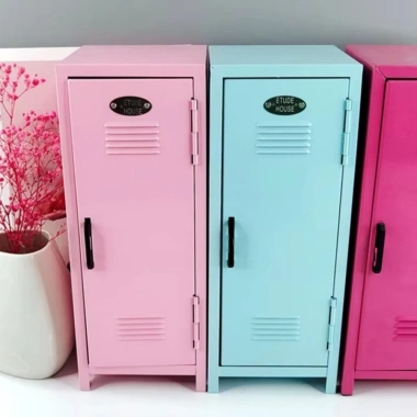 Hộp lưu trữ trang điểm mini sắt có khóa – Tủ hồ sơ rộng, Piggy Bank cho phòng tắm, văn phòng, 313.280₫ 8
