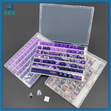 Hộp lưu trữ YRX Keycap cho bàn phím cơ - Khay trong suốt chống bụi, giảm giá 16%