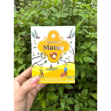 Hộp Macca Premium 125g Hạt Mềm Bùi Đỏ Vàng Xanh - Hộp Sang Quà, Giá 30.000