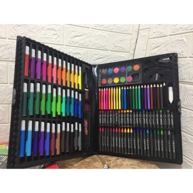 Hộp màu vẽ 150 chi tiết cho bé yêu - Bút màu tập tô mỹ thuật, giảm giá chỉ 65.000₫ 3
