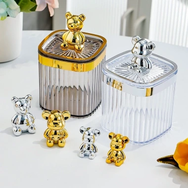 Hộp MIKA trong suốt đựng bánh kẹo Tết, tăm bông, tăm xỉa răng - 45.000₫ 9