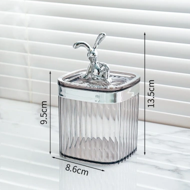 Hộp MIKA trong suốt đựng bánh kẹo Tết, tăm bông, tăm xỉa răng - 45.000₫ 10