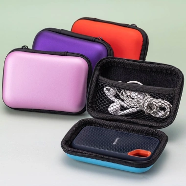 Hộp MINI Chống Sốc Đựng Cáp, Dây Sạc, Tai Nghe, USB - Du Lịch Giá 22.000₫