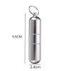 Hộp móc khóa hợp kim nhôm chống nước Metar - Lưu trữ thuốc, tăm, viên nang, tiện du lịch 2
