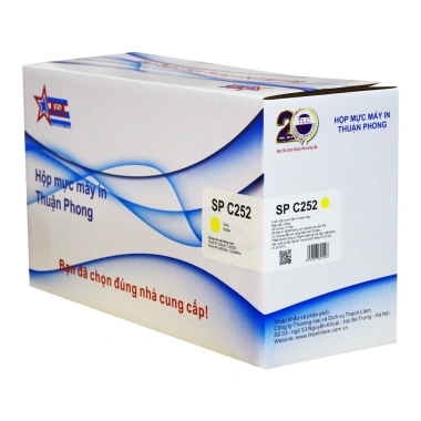 Hộp mực TPT Thuận Phong SPC252 cho Ricoh SP C252DN, C252SF, C262DNw, C262SFNw - Giá 900.000₫ 6 Hộp mực TPT Thuận Phong SPC252 cho Ricoh SP C252DN, C252SF, C262DNw, C262SFNw - Giá 900.000₫ 6