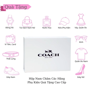 Hộp Nam Châm Coa_ch - Hộp Giấy Quà Tặng Nguyên Bản, Đóng Gói Sang Trọng, Giá 40.000₫ 6