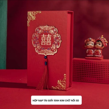 Hộp nạp tài đựng tiền sính lễ cưới hỏi - Họa tiết in nổi cao cấp, chỉ 14.500 VNĐ 5 Hộp nạp tài đựng tiền sính lễ cưới hỏi - Họa tiết in nổi cao cấp, chỉ 14.500 VNĐ 5