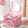 Hộp nhạc Ballerina xoay vũ công piano, trang sức gương, lưu trữ - giá 206.910 VND