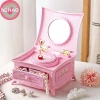 Hộp nhạc Ballerina xoay vũ công piano, trang sức gương, lưu trữ - giá 206.910 VND 9