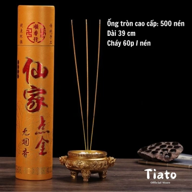 Hộp Nhang Cuộn Thần Tài 350 Nén – Hương Tài Lộc Ít Khói, Không Rụng Tàn | 68.000₫ - TIATO STORE 3 Hộp Nhang Cuộn Thần Tài 350 Nén – Hương Tài Lộc Ít Khói, Không Rụng Tàn | 68.000₫ - TIATO STORE 3