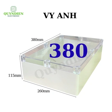 Hộp Nhựa ABS 380x260x115mm Đựng Mạch Điện Tử Nắp Trong - 166.320đ | Quỳnh Diễn
