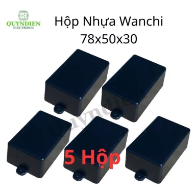 Hộp nhựa ABS đen 78x50x30mm - Linh kiện điện tử QUỲNH DIỄN, giá chỉ 9.240₫