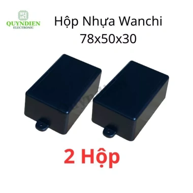 Hộp nhựa ABS đen 78x50x30mm - Linh kiện điện tử QUỲNH DIỄN, giá chỉ 9.240₫