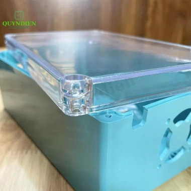 Hộp nhựa ABS phay, nắp trong 200x120x80mm - Đựng mạch - Linh Kiện Quỳnh Diễn 3