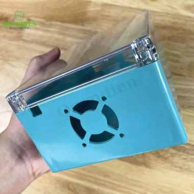 Hộp nhựa ABS phay, nắp trong 200x120x80mm - Đựng mạch - Linh Kiện Quỳnh Diễn 5