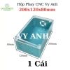 Hộp nhựa ABS phay, nắp trong 200x120x80mm - Đựng mạch - Linh Kiện Quỳnh Diễn 9