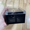 Hộp nhựa ABS phay sẵn đen nắp trong suốt 200x120x80mm - Đựng mạch điện tử Quỳnh Diễn 6