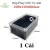 Hộp nhựa ABS phay sẵn đen nắp trong suốt 200x120x80mm - Đựng mạch điện tử Quỳnh Diễn 8