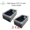 Hộp nhựa ABS VY ANH đen, nắp trong, phay sẵn 200x120x80mm - Giá ưu đãi 63.756 VND 9