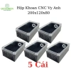 Hộp nhựa ABS VY ANH đen, nắp trong, phay sẵn 200x120x80mm - Giá ưu đãi 63.756 VND 10