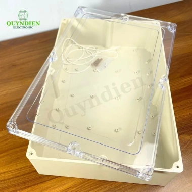 Hộp Nhựa ABS WANCHI 380x260x120mm Trắng Trong - Giá chỉ 212.520₫ Linh Kiện Quỳnh Diễn