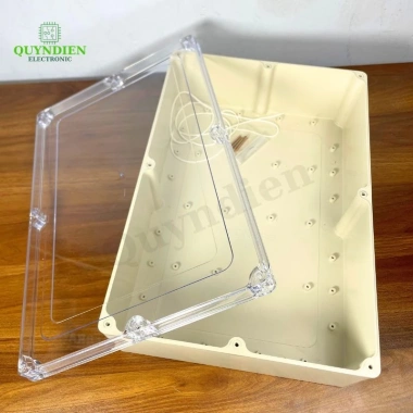 Hộp Nhựa ABS WANCHI 380x260x120mm Trắng Trong - Giá chỉ 212.520₫ Linh Kiện Quỳnh Diễn