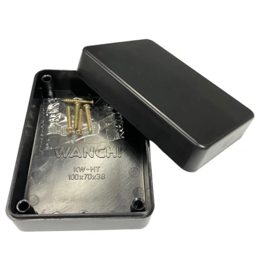 Hộp nhựa ABS WANCHI đen 100x70x38mm - Linh kiện điện tử Quỳnh Diễn, giá ưu đãi 11.760 VND 3