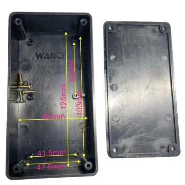Hộp nhựa ABS Wanchi màu đen 130x68x44 - Độ bền cao, cách điện, giảm giá 22% 5 Hộp nhựa ABS Wanchi màu đen 130x68x44 - Độ bền cao, cách điện, giảm giá 22% 5