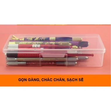 Hộp nhựa chuyên dụng đựng dụng cụ làm nail - Ngăn kéo tiện lợi, giá 19.240 VND