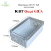 Hộp nhựa điện tử khoan sẵn 200x120x75mm màu trắng nắp trong - LinhKien QUỲNH DIỄN, giá 64.680₫